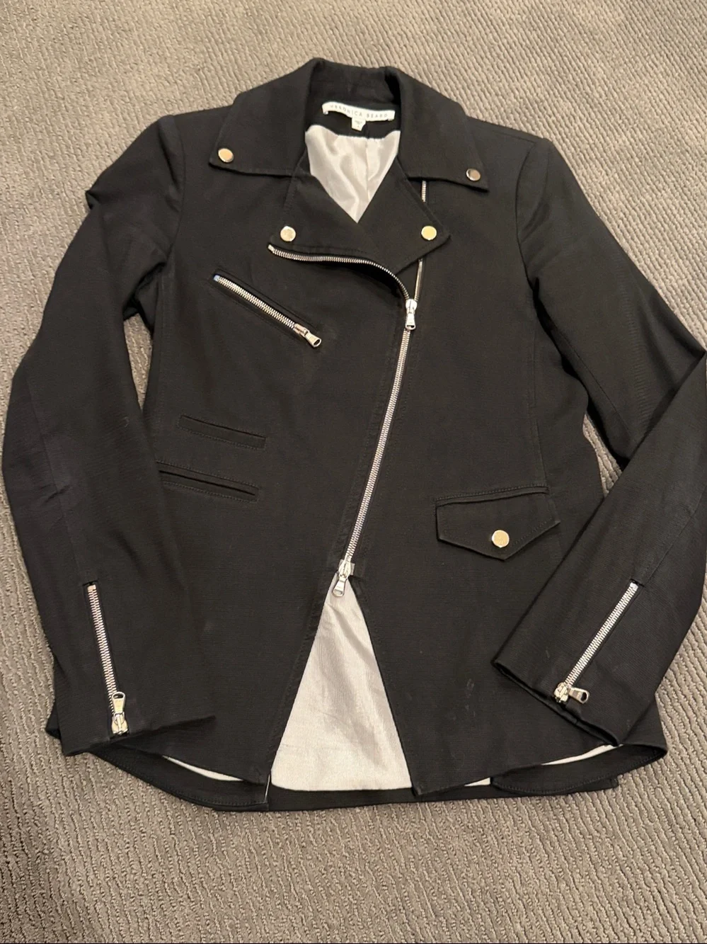 Veronica Beard Hadley Moto Dickey Jacket